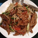 百香亭 - ニラレバ炒め