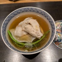 きたしんち 弓場慎之佑 - クレソンと豚肉の鍋