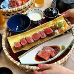 牛タンとマグロとクリスピー餃子 ひまわり［海］ - 