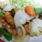 Kigarushiyokudou - 2014.10本日のランチ、スブタ定食のアップ！