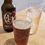 GF RAMEN LAB - ライスビール＋梅酒