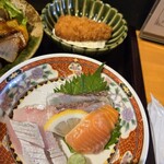 米Lab 百福 - 今回のフライは白身魚でした　タルタルソースもうまい