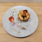 菓子屋めがね - ズッキーニとハーブウィンナー明太チーズマフィン