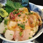 たか丸食堂 - 漬け丼1500円