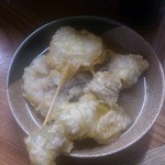 天ぷら盛り合わせ。　※出汁味