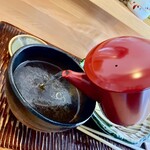 手打ちそば 砂子 - そば湯は釜湯