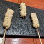 焼き鳥とお酒 鳥拓 - ささみ　中ジューシー感なし　少しパサついてる