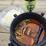 果報は寝て待て - 豚角煮（とまとスープ）とアボカドグリーンスムージー