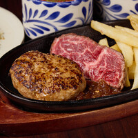 極ハンバーグ＆PRIMEハラミステーキ　160g