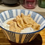 北新地やまがた屋 - もつ煮でライス巻いて楽しんだら最強