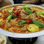 オモニ - 人気のテッチャン鍋