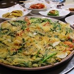 これは旨い!!　海鮮チヂミ