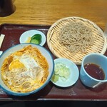 㐂道庵 - かつ丼セット   1100円