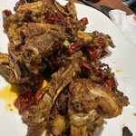 民福北京烤鴨店 - ダックの骨の唐揚げ