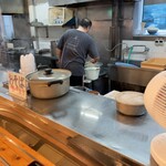 宮武うどん - この後鮮やかなうどんの手切りを拝見できました