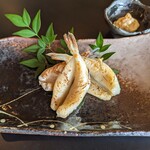 海辺のリゾート 碧い海 - ふぐの一夜干し 990円