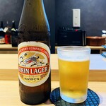 鮨しげひろ - 20250925キリンラガー小瓶660円