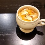島津 - 松茸入りの茶碗蒸し