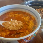 焼肉冷麺やまなか家 水沢店 - ランチユッケジャンクッパ