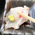 はまさき村 - 鯛の湯引きの刺身