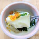 はまさき村 - 冷製茶碗蒸し（アップ）
