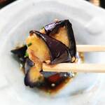はまさき村 - 茄子の煮浸し（アップ）