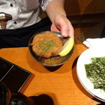 どまん中 - 馬刺のメンチカツもオーダー！