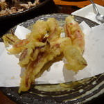 どまん中 - イカゲソは天ぷらにしてもらいます