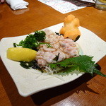 どまん中 - たらの生白子ポンズでございます