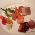 中国料理 皇家龍鳳 - 前菜５種。