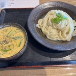 串焼き BUBU-TON - 広島産カキのピリ辛つけおうどん