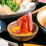 まぁ～なべや - 料理写真:すきやきたまご