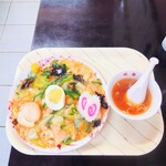 味楽 - ■ 五目あんかけ焼きそば、1,100円