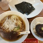 らーめん芝浜 - 歌丸醤油　海苔