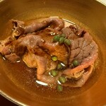 酒肴 新屋敷 - 酒肴 新屋敷　和牛と茄子の煮込み