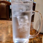 倅 Ｂ食 - お水はジョッキ