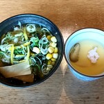 馳走三昧 - 鯛ラーメン、茶わん蒸し