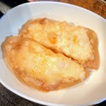 倅 Ｂ食 - Bセットの揚げエビ餃子