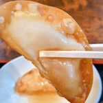 倅 Ｂ食 - Bセットの揚げエビ餃子リフト