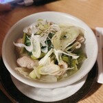 ざわさん - 塩モツキャベツ煮　350円