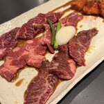 西光園 岸田堂店 - 上ハラミ、ツラミ、ハラミ、旨辛ミノ