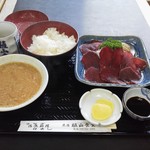 植山食堂 - 鹿刺身定食\1,300-