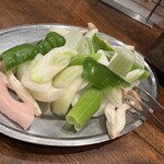 大雪地ビール館 - 頼み忘れてた大事な野菜さんたち
