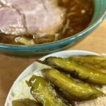 らーめん初代 小樽本店 - 醤油ラーメン　のり追加　　まかない飯