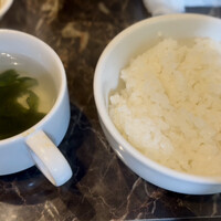 梨の家 五反田店 - スープ、ご飯