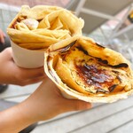 アナタとクリーム - 手前・ブリュレクレープバナナキャラメル