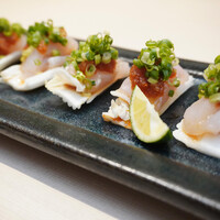 ぶつさし（厚切りとらふぐ刺し）