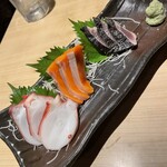 凛月 - お刺身三種盛り