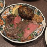 焼野菜 銀河団 - イチボ肉