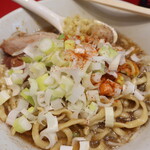 ラーメン二郎 - 白ネギ投下～♪